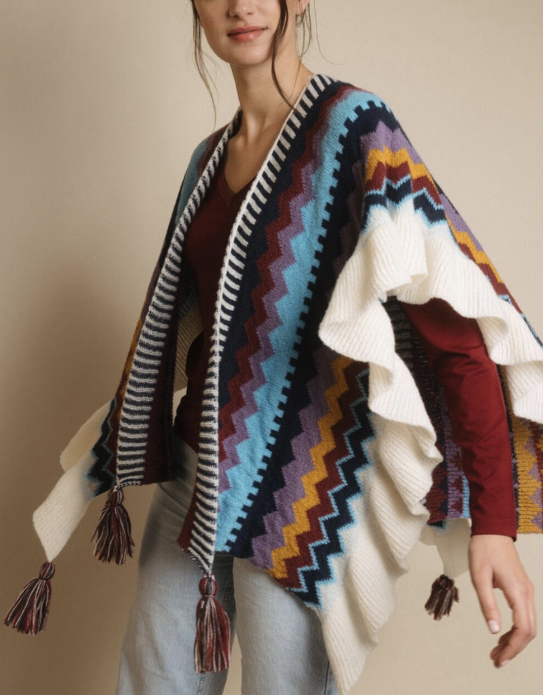 Poncho votre tenue détente et stylée !